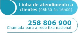 Linha de atendimento a clientes 